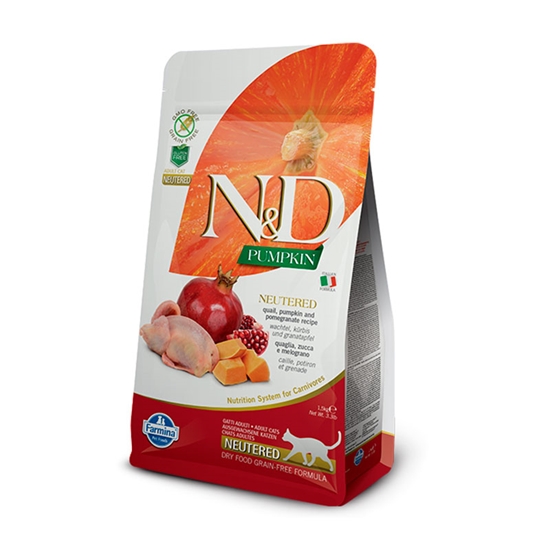 Picture of N&D Grain Free Pumpkin Neutered Cat Lamb & Pumpkin